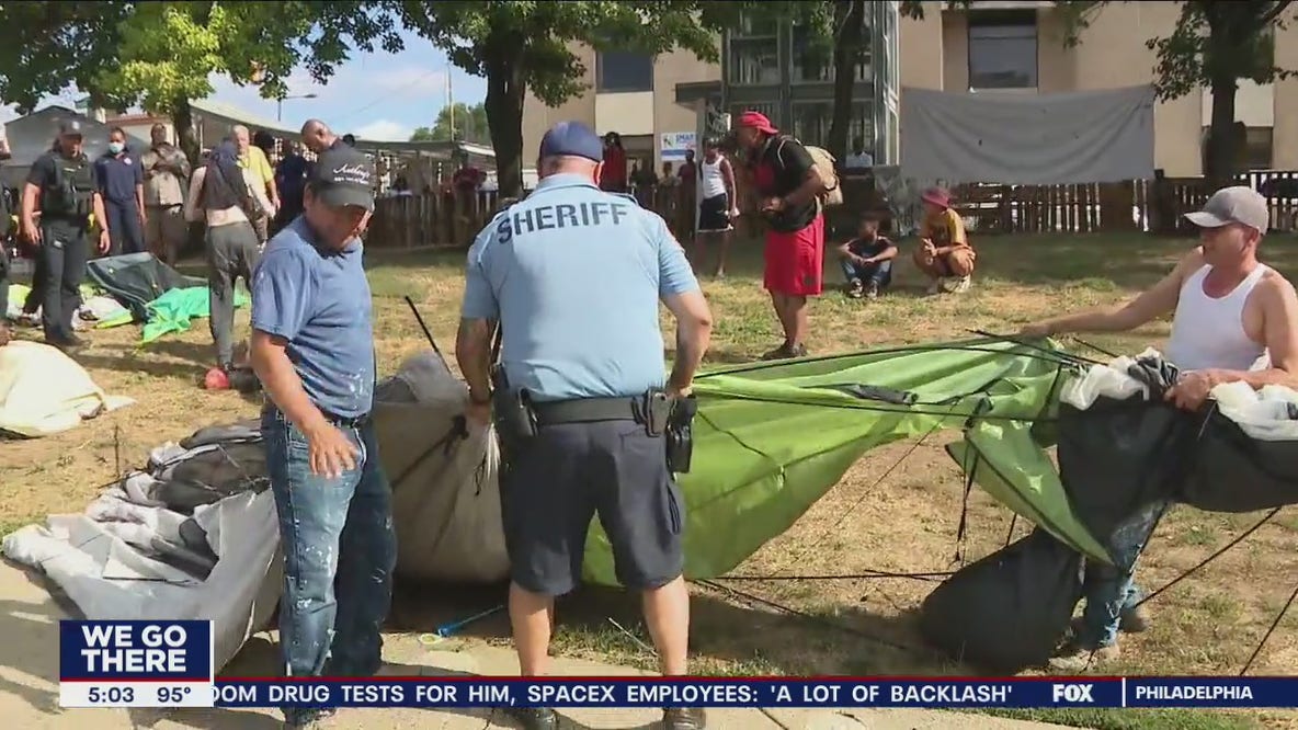Police shut down encampment protesting sale of affordable housing unit in West Philadelphia